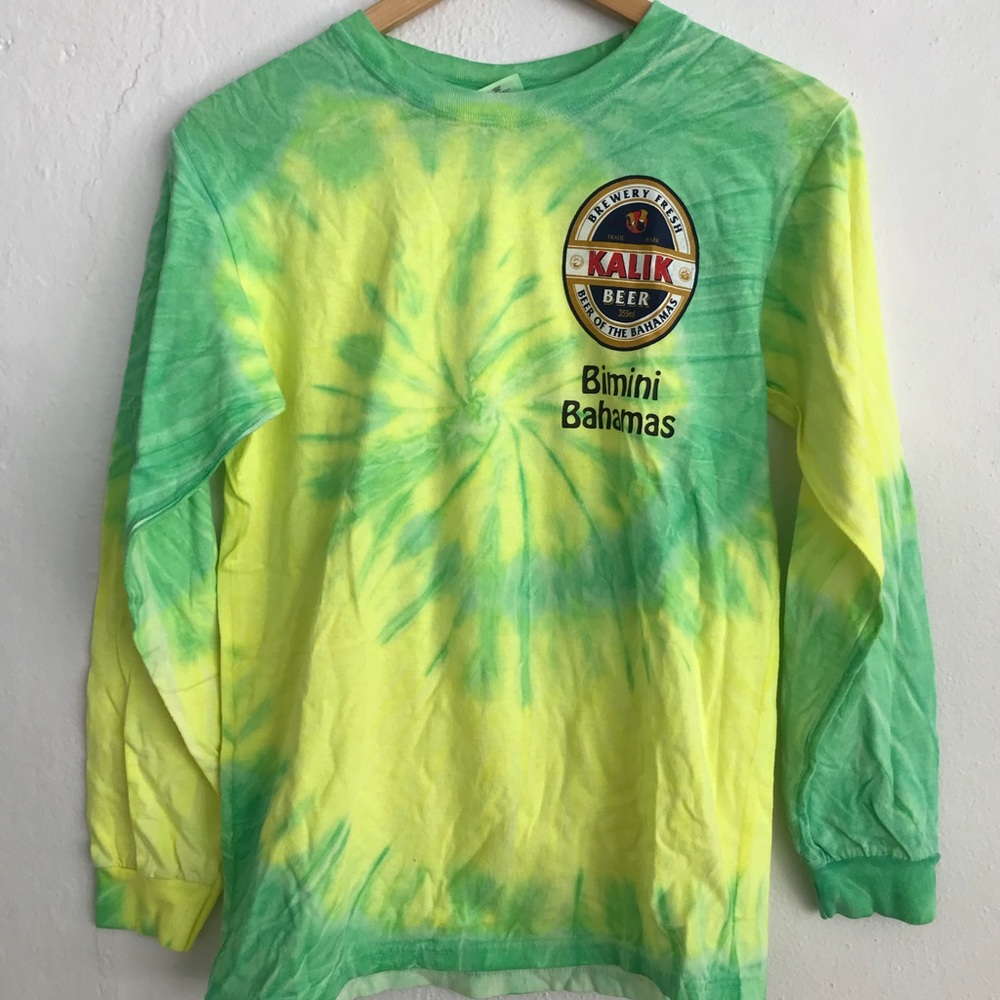 Famous Bimini, Bahamas “Kalik” beer long sleeve